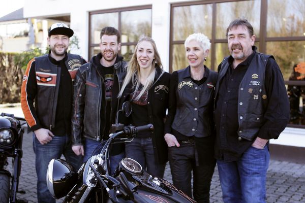 Gerhard und Ingrid Link mit Franziska, Falk und Richard