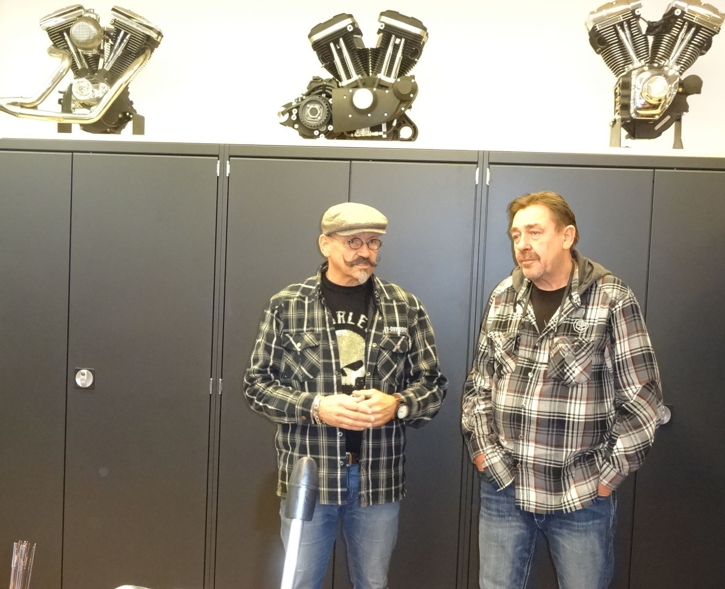 Director und Dealer bei der Eröffnungsrede